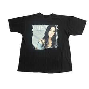 Vtg 90s 1999 Cher Believe Tour 2000 Concert Pop Band Giant Tag T-Shirt Size XL